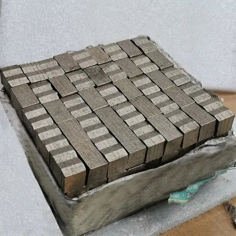Diamond segments for cutting granite, marble and basalt