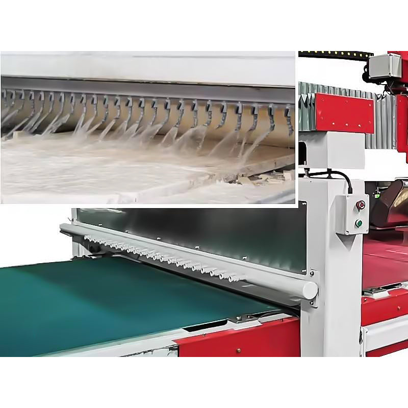 High Efficient Hualong CNC Bridge Saw Production Line for Granite and Marble Cutting