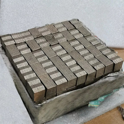 Diamond segments for cutting granite, marble and basalt
