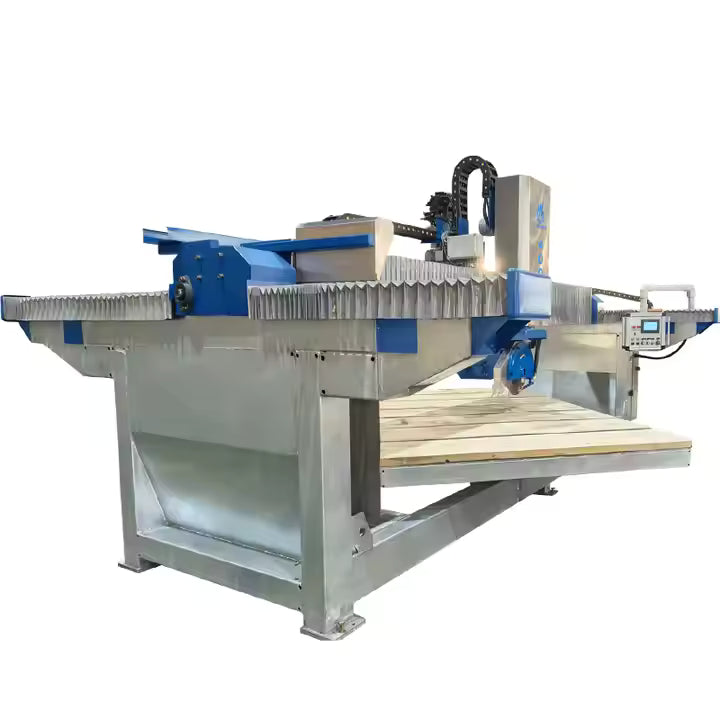 2026 HUALONG MACHINERY  HLSQ-450 automatic Stone Cutting Machine bridge saw cutter for granite slab